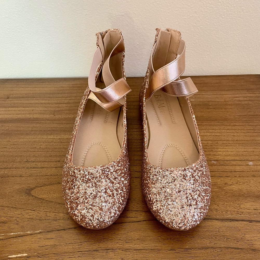 Sparkly Pink Ballet Flats - Never Worn!